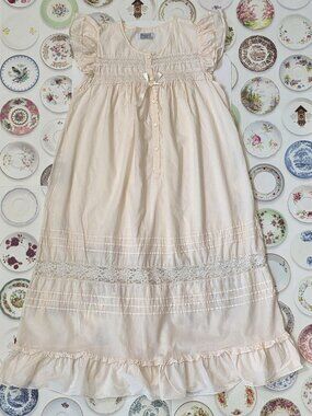 Rare vintage Barbara Paris French nightgown vintage peach night dress